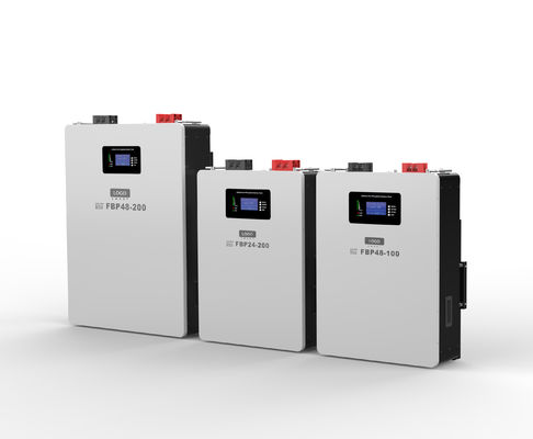 Wandmontage 25,6V 48V 100 - 300AH Lithium-Eisen-Batterie